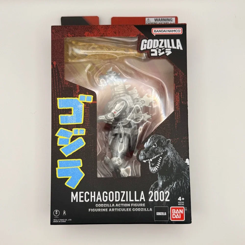 Bandai Mechagodzilla 2002 Godzilla Action Figure Silver 92342 New